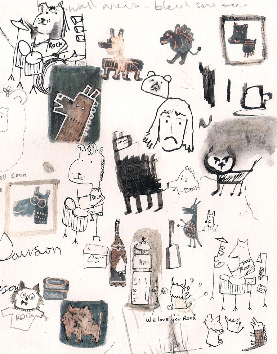 neildavison1969's tweet photo. Day17 #sketchjanuary  evening of drawing funny animals whilst watching unbelievable people on #CBB @Sugarbuttonsuk http://t.co/JiKexoblcd