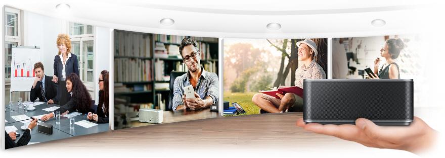 SamsungCR's tweet image. El diseño intuitivo de los botones ofrece un control sencillo. #LEVELBox de #Samsung spr.ly/6019xga3