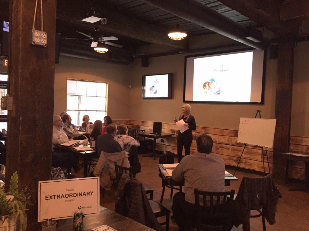 MersadaOfficial's tweet photo. #FoundingAmbassador @CindyALandis training on the @WindsorHG #HomeWarranty plans at the #mersadalaunch event. http://t.co/4Z3t85rn5J