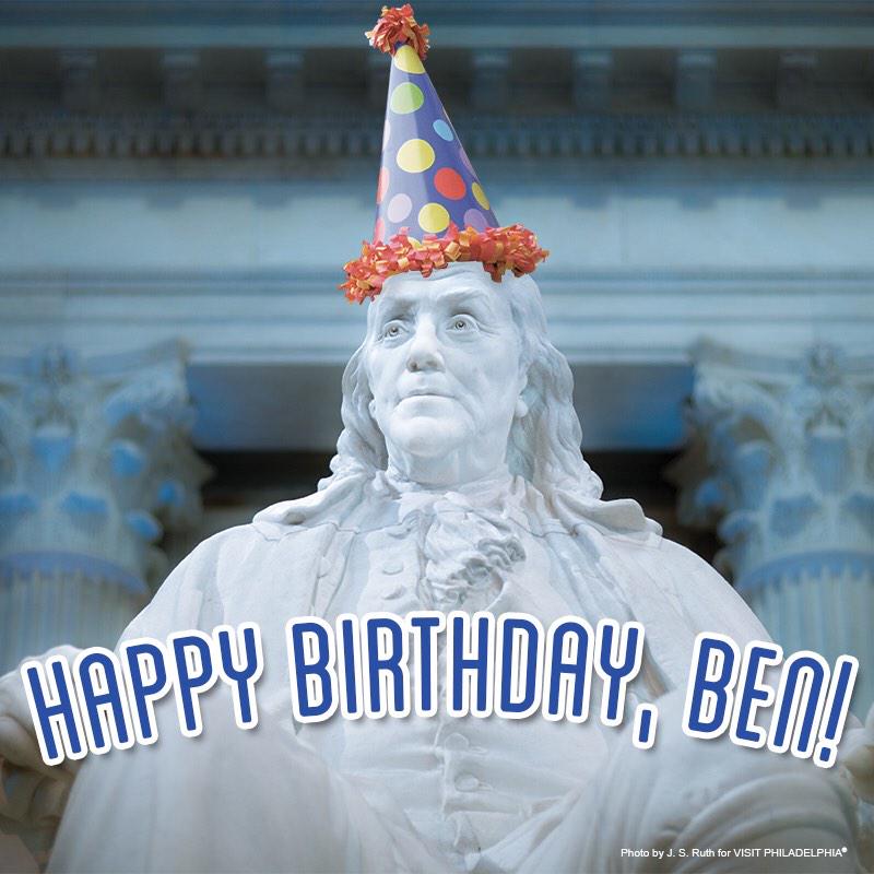 Visit Philly on Twitter: "On January 17, 1706, one of America's favorite Founding Fathers was born. Happy Birthday, Ben Franklin! http://t.co/cEvpcIVPSM" / X