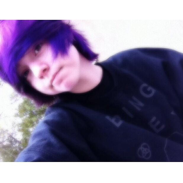 Purple hair