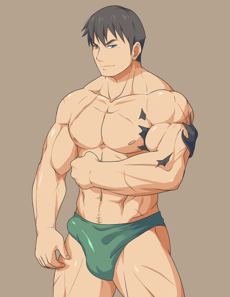 Admirers gaze upon his mighty form