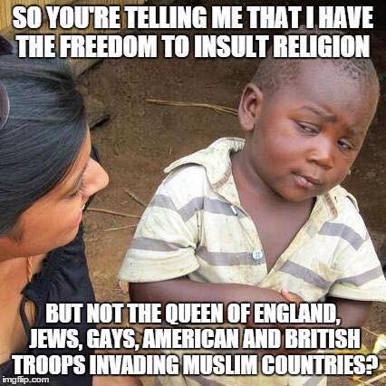kassamally's tweet photo. #FreedomOfSpeech
#FreedomToInsult http://t.co/V06O8BCbXQ