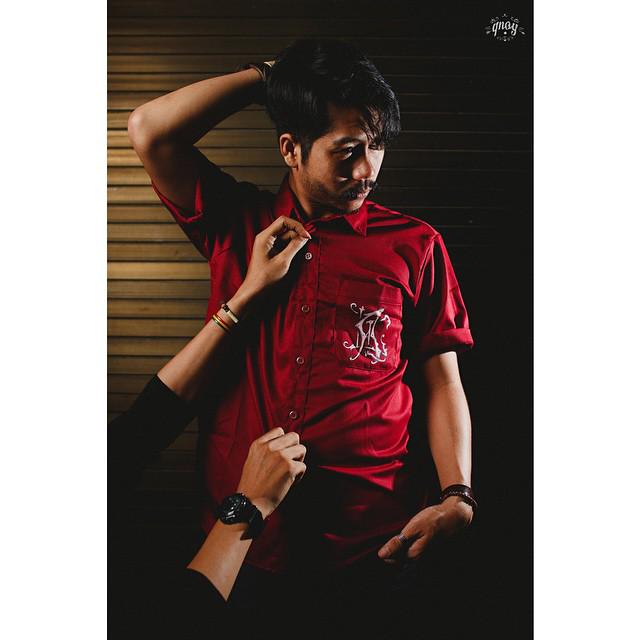 [NEW ARRIVAL] <a href="/TheAlchemistLtd/">Alchemist Ltd</a> HSF Drill Shirt (maroon) / S,M,L,XL / IDR 249K |  Order BBM 538086AB