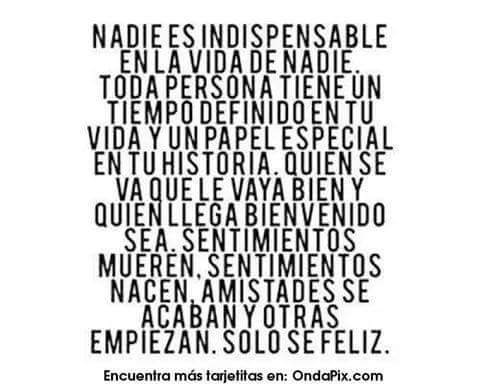 Solo se feliz...