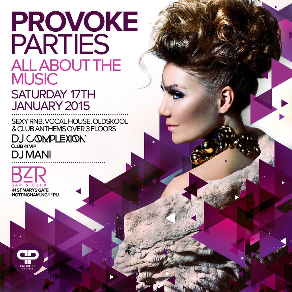Who's ready for tonight <a href="/ProvokeParties/">Provoke Parties</a> at <a href="/BZRNottingham/">BZR Nottingham</a> with DJs <a href="/Complexion/">Complexion</a> &amp; @MightyManiMouse