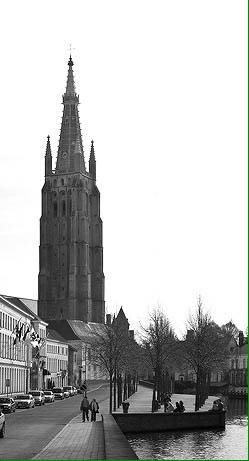 Brugge and that's all. Photo by #cemalemden #architecturalphotography //\\ #architectural #blackandwhite #brugge #bnw