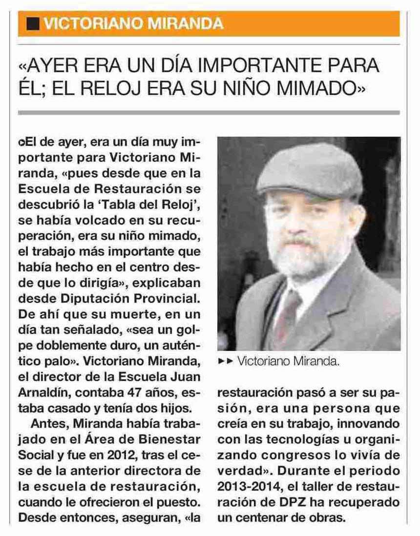 Descanse en Paz Víctor Miranda, un gran compañero, trabajador ejemplar, que poco poco se convirtió en un buen amigo