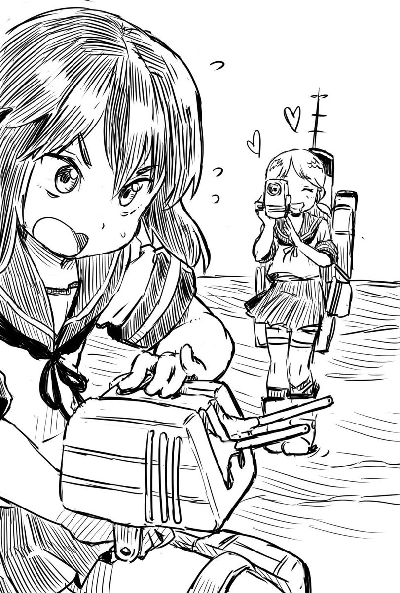 「かっこいいですわ吹雪ちゃん～っ」 