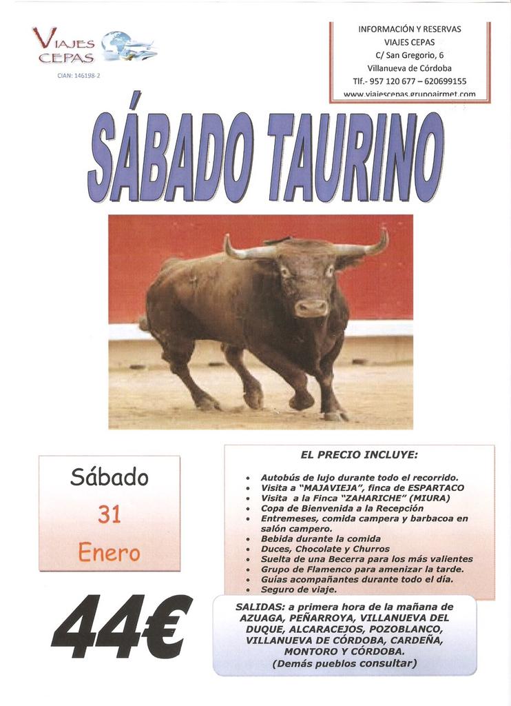 ¿Te gusta el mundo de #ToroBravo? ¡Estas de suerte, mirad que día os tenemos preparados! Espectacular #SabadoTaurino