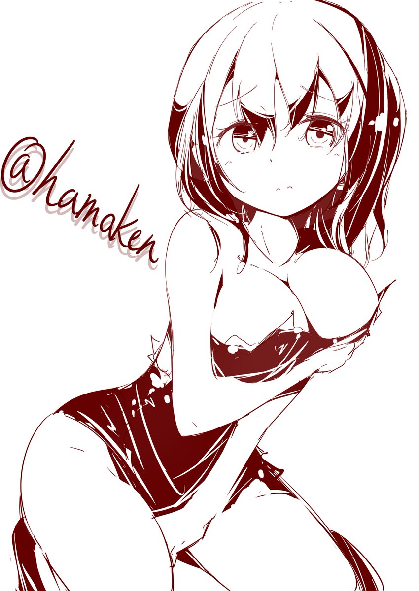 中破な羽黒ちゃん。
#艦これ版深夜の真剣お絵描き60分一本勝負 