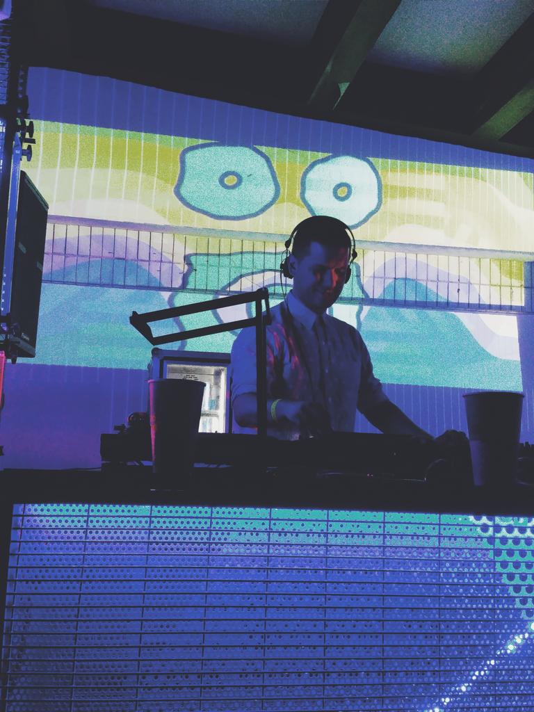 popspoken's tweet photo. We're really digging Tim Sweeney's set at the Red Bull Music Academy Stage! #super0 #redbull #SGArtWeek http://t.co/k2kCiAWEPQ