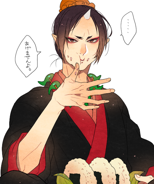 いっぱい食べる君がすきー♪ #鬼灯深夜の真剣お絵かき60分一本勝負 