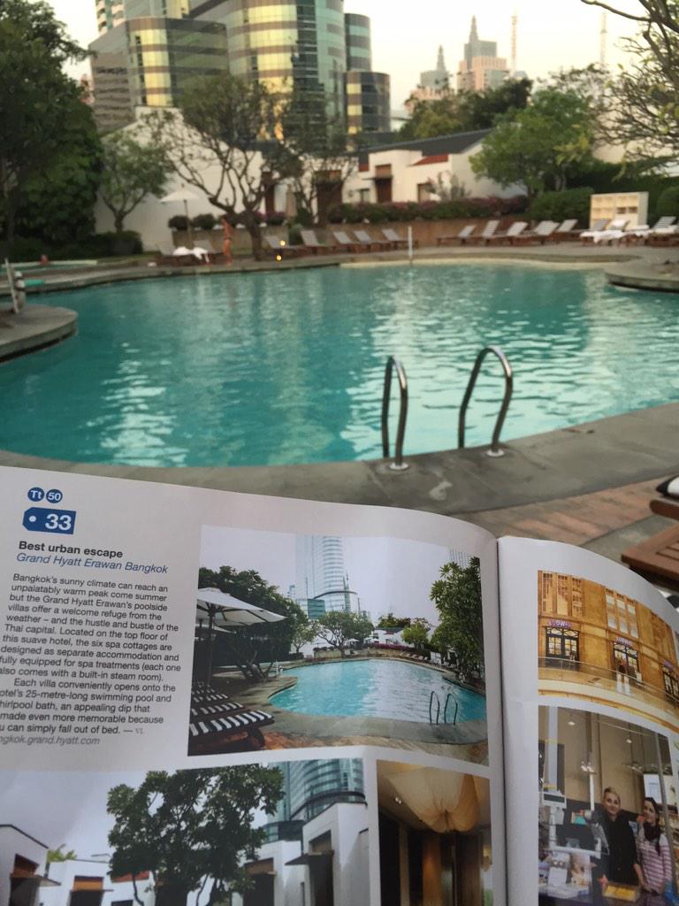 SeeJayne's tweet photo. Experienced #monocle magazine's best urban escape stayed in an unbelievable Spa Cottage at @HyattErawanBKK #travel http://t.co/mqwIHHWnhy