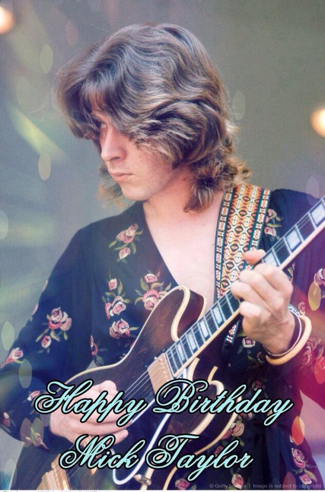 Happy birthday MICK TAYLOR! #
You\re one of us! 