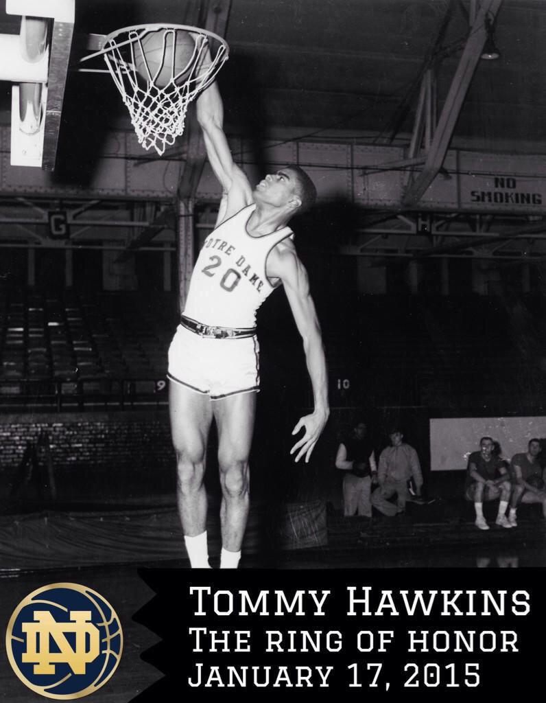 Notre Dame Mbb On Twitter Tom Hawkins Is Now Being Honored At Halftime As He Is About To Go Up In Our Ring Of Honor Http T Co Cr3kdwccn5