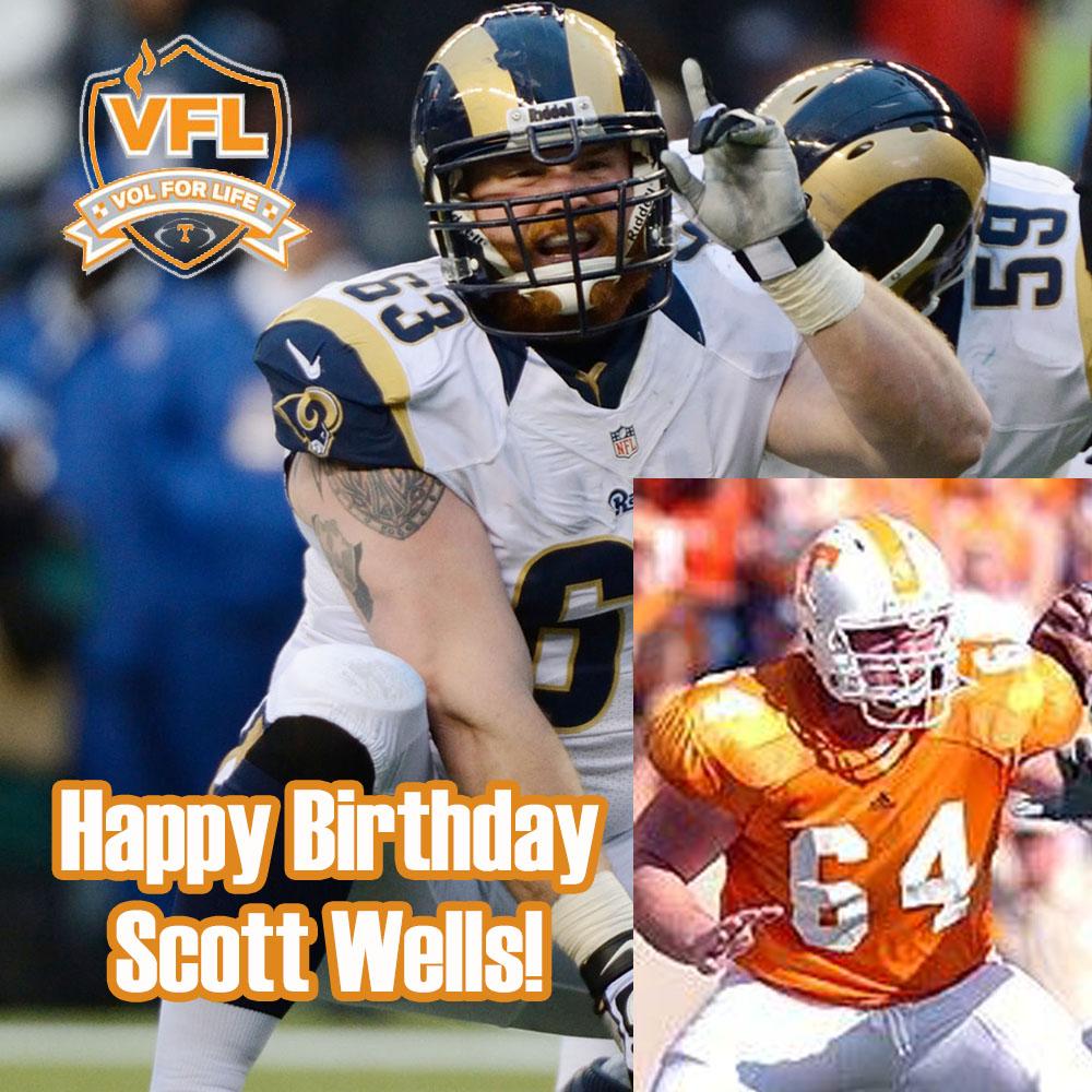 Happy Birthday to  & starting center Scott Wells! 
 