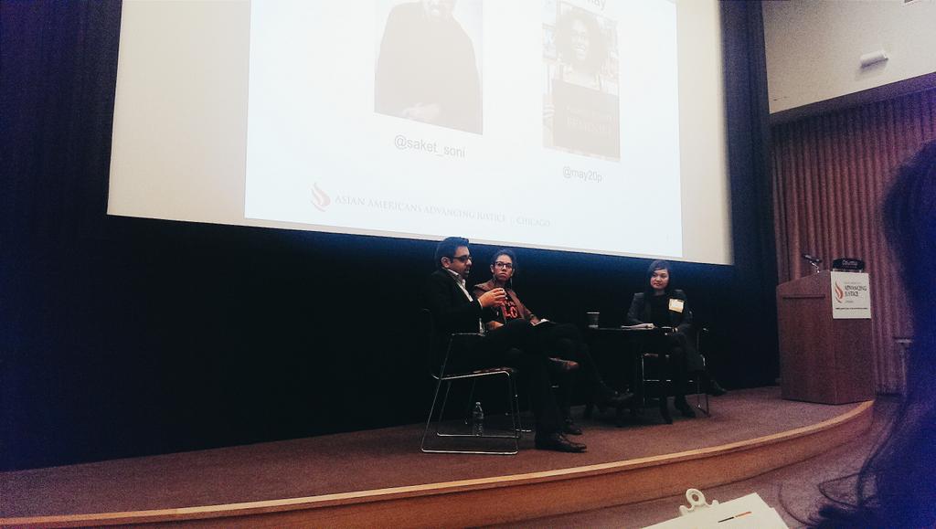 theK0d3's tweet photo. Dialogue: "You went to Geneva?" "Yeah." "Wow, good for you!" Only love and support in this space. #AALF2015 http://t.co/x4EddNdfsF