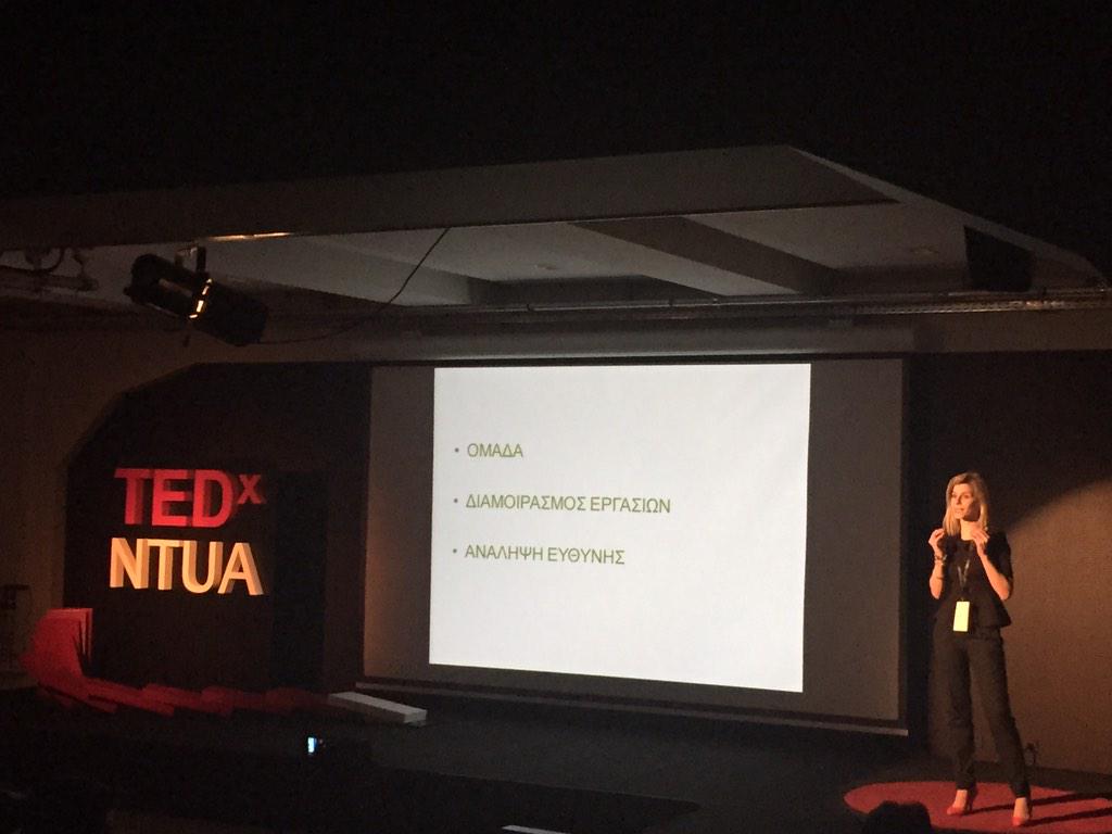 TEDxNTUA's tweet photo. Η Αθηνά Πίττα &amp; το @Glossopolis_com είναι μαζί μας στη σκηνή του 1ου @TEDxNTUA !! http://t.co/MFXYGyay7v