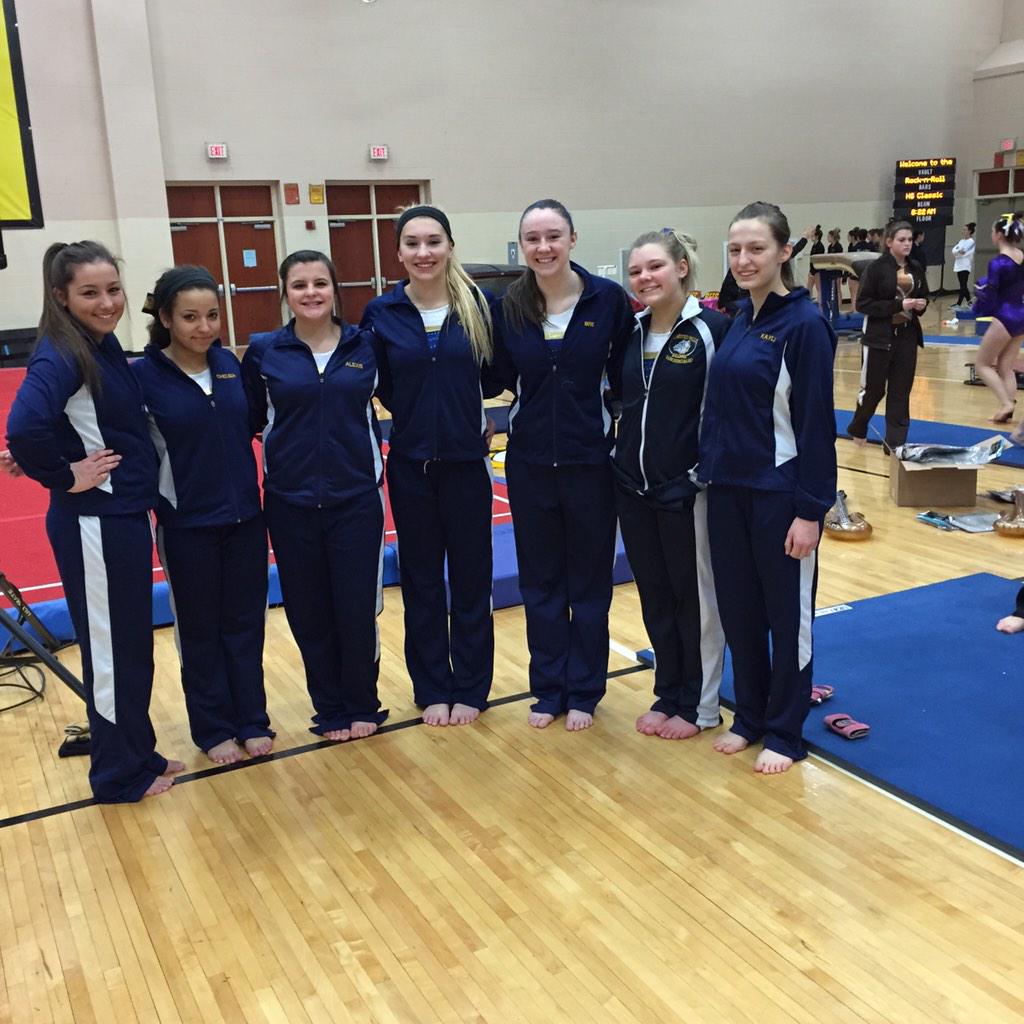 OFHSGymnastics's tweet photo. Congratulations on your 4th place finish out of 14 represented schools today, ladies! http://t.co/D5le73ailJ
