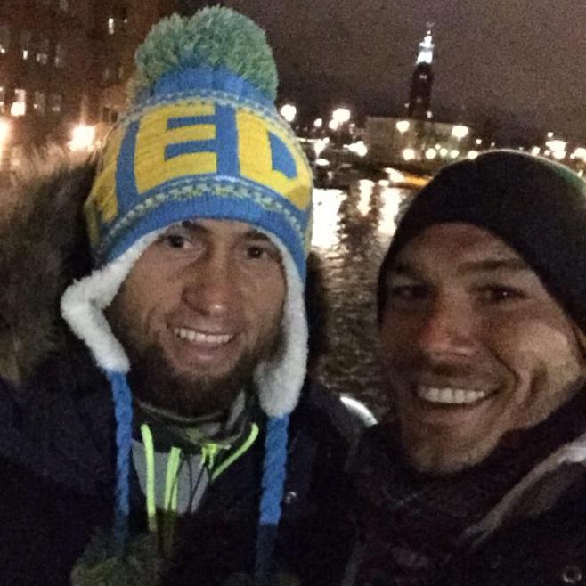 Taisumov155's tweet photo. From sunny beaches in Phuket Thailand to the cold winters of Stockholm Sweden☝️✌️ #UFC #Stockholm #MMA #CHECHENMMA http://t.co/EAhFjoyhAE