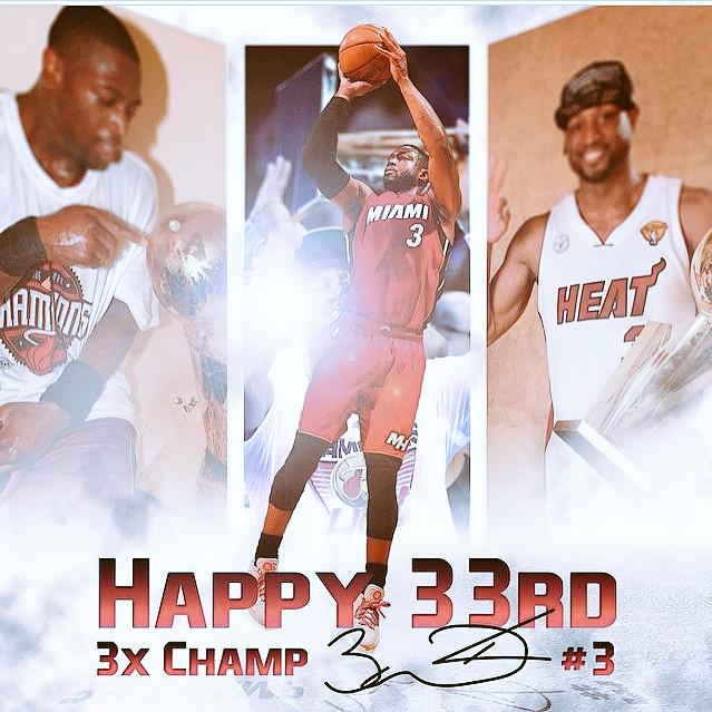 HAPPY BIRTHDAY DWYANE WADE!   