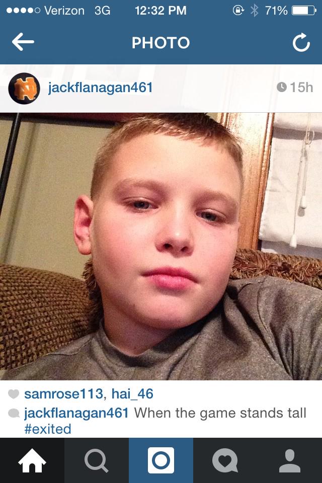 maggieeflan's tweet photo. jahahha jack got an Instagram http://t.co/2sI5X8gTce