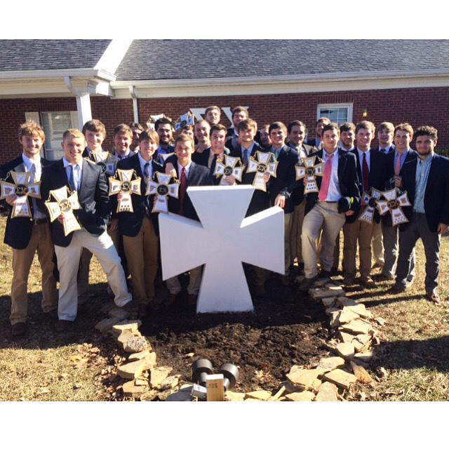 Congratulations to 24 new brothers of the Eta Delta Chapter of Sigma Chi. You earned it. #InHocSignoVinces