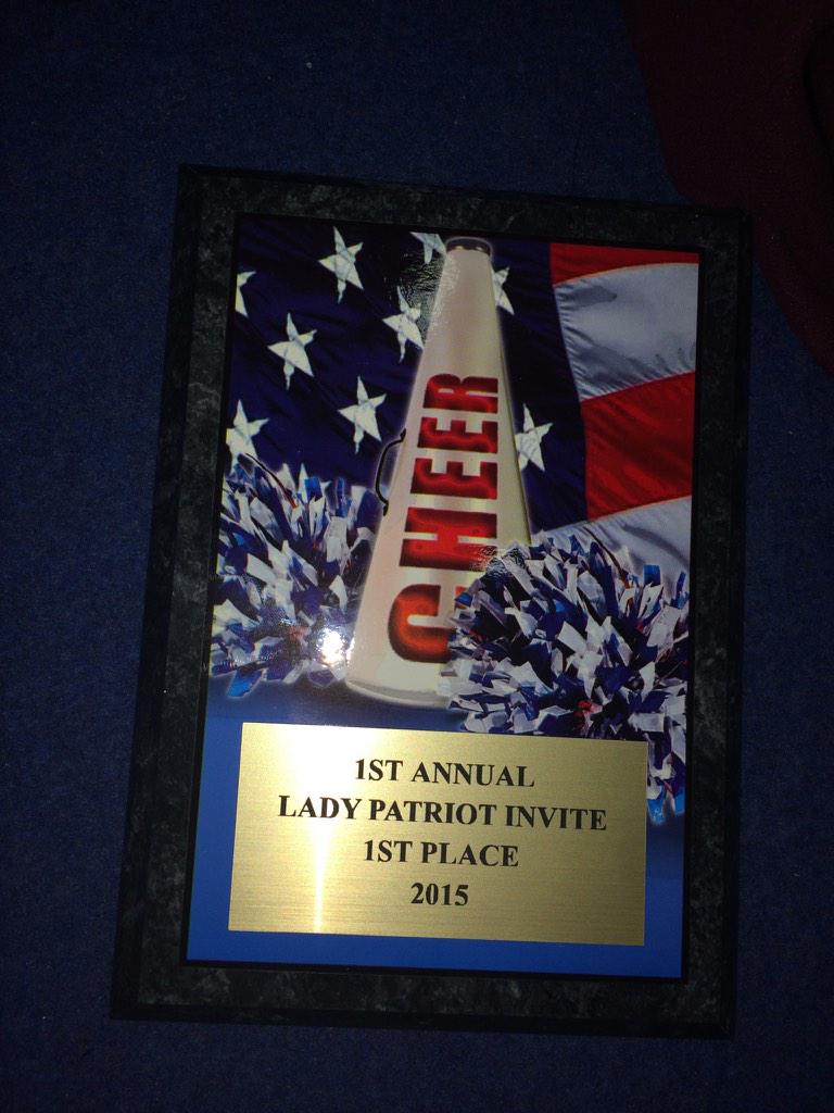 _jayysmoovee's tweet photo. 1st Place ๐๐ #RomulusCheer http://t.co/vS9Tn8YUXH