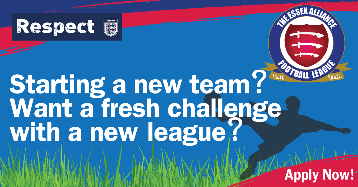 EssexAllianceFL's tweet image. We are welcoming applications from new sides looking to join us in 2015/16.
Visit our website.
essexallianceleague.com/apply