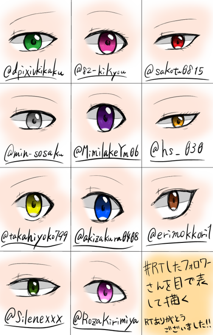 Rtしたフォロワーさんを目で表して描くのtwitterイラスト検索結果 Rtしたフォロワーさんを目で表して描くのtwitterイラスト検索結果