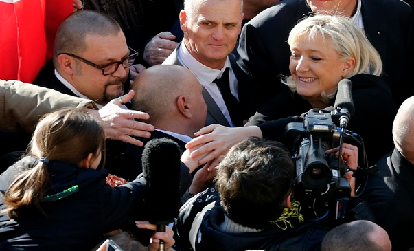AJEnglish's tweet photo. As France tries to make sense of the bloody events,a political party tries to seize the moment http://t.co/uO7ARZLppt http://t.co/cfT3XfARjh