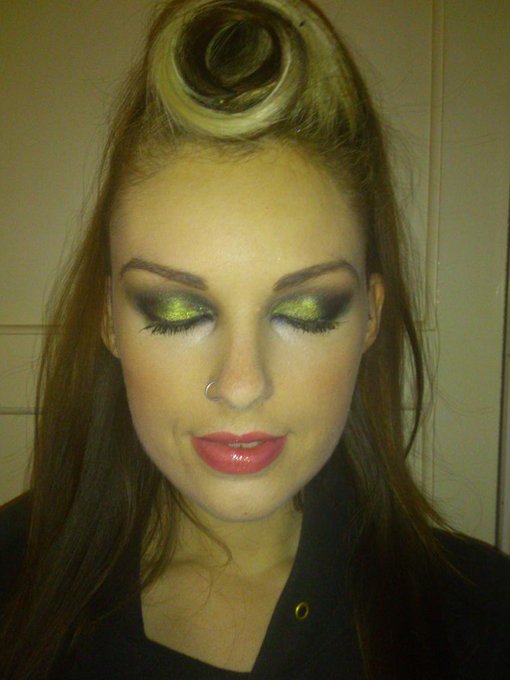 Hair and makeup done now just need to find something to wear! #makeup #makeuptransformation #pinupgirl