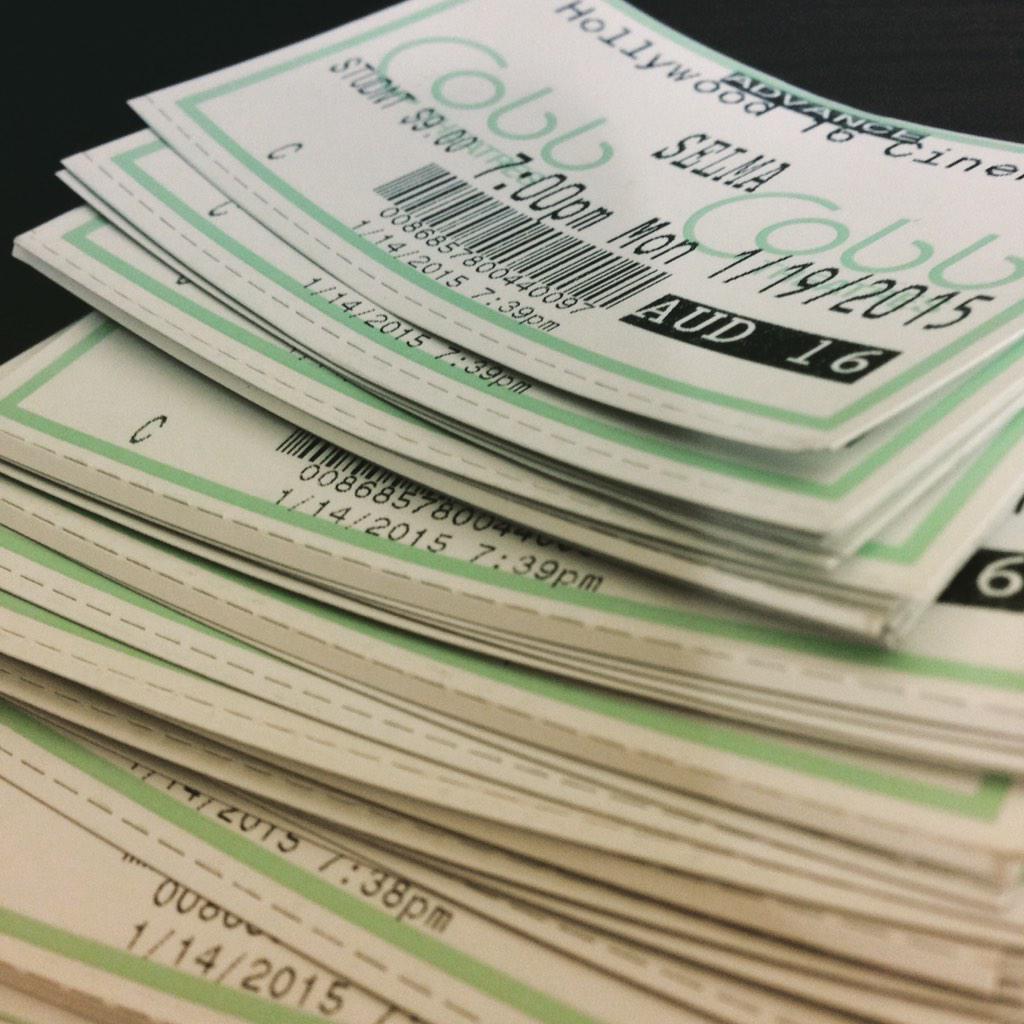 HonorsCollegeUA's tweet photo. 99 tickets and you can have one! We're giving out tickets to Selma this Monday for a 7 p.m. show at the Cobb Theatre. http://t.co/3oru0Ar9wY