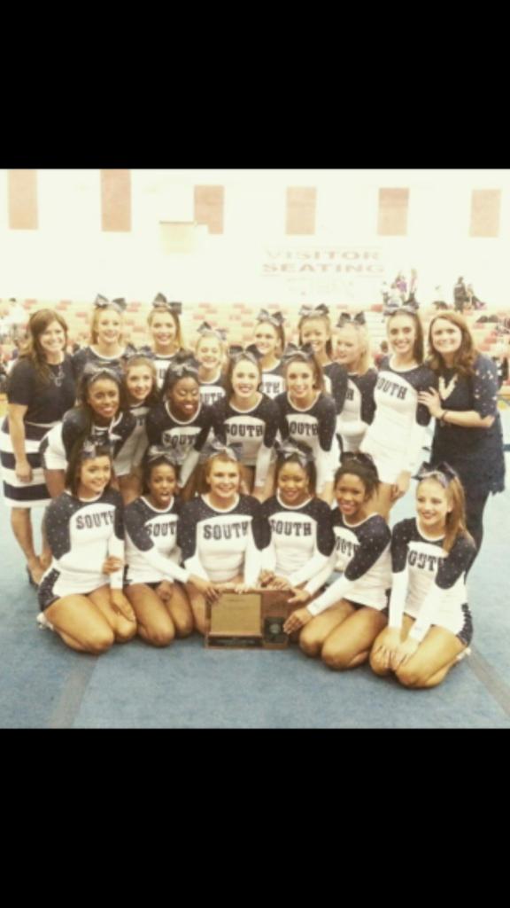 Congratulations to the Girls Varsity Cheer time on winning conference Championship