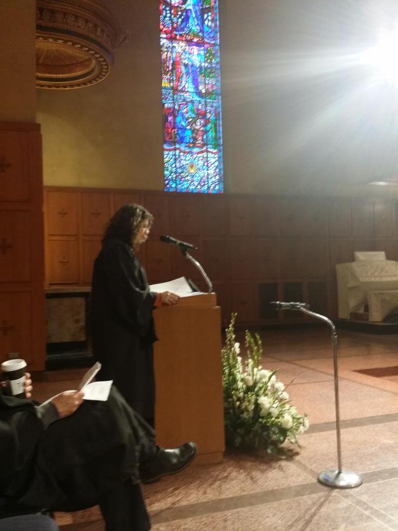 saybrookuprez's tweet photo. Beautiful LIOS Commencement ceremony at beauiful Bastyr Chapel. @SaybrookU  #SaybrookStrong #proud http://t.co/A1tVcMmyA9