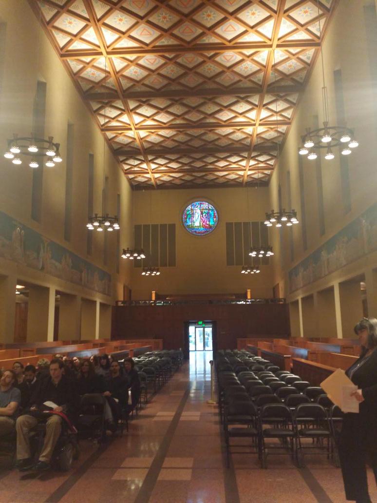saybrookuprez's tweet photo. Beautiful LIOS Commencement ceremony at beauiful Bastyr Chapel. @SaybrookU  #SaybrookStrong #proud http://t.co/A1tVcMmyA9