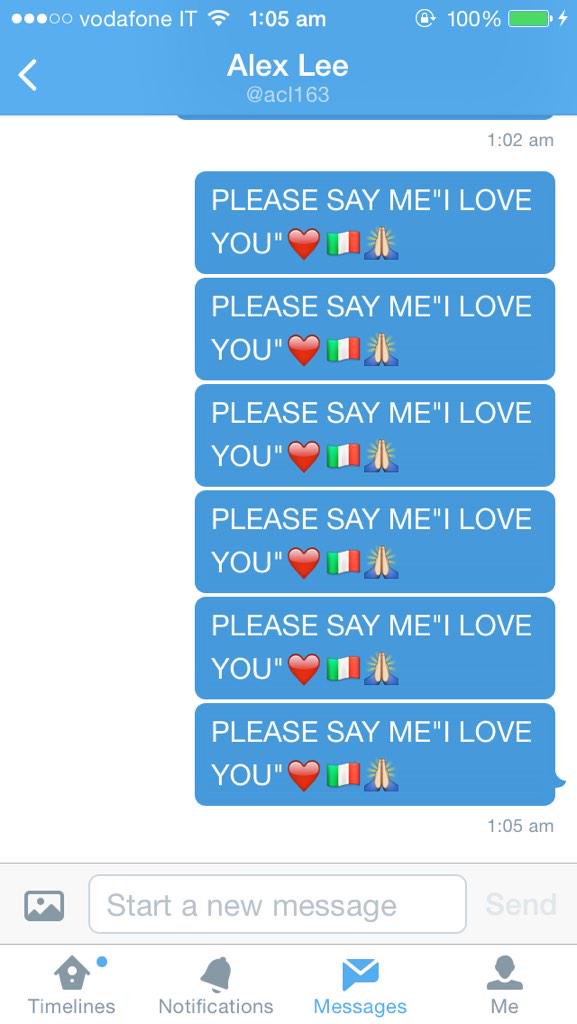 drewfeatoned's tweet image. @acl163 PLEASE SAY ME"I LOVE YOU"❤️🇮🇹🙏 OR DM MEEE #FollowMeAlex #DMMeAlex ❤️🙏