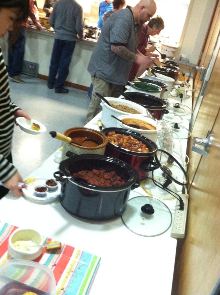 Awesome turnout at tonight's Chili Feed!