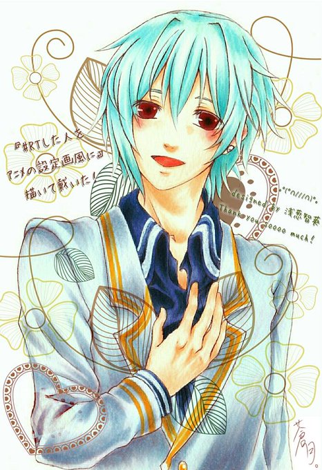 Rtした人をアニメの設定画風に描くのtwitterイラスト検索結果