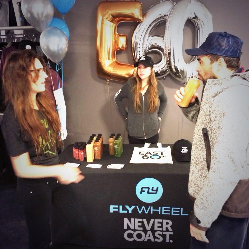 Lovegracejuice's tweet photo. Hangin at the Grand Opening of E.60th st @Flywheel Free bottles for awesome thirsty cyclists! http://t.co/PuxbN63BwV