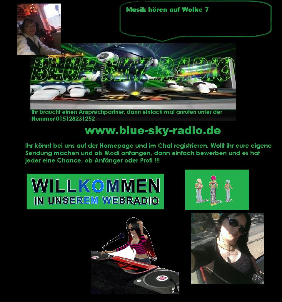 Das geilste Webradio blue-sky-radio.de Here we go to my Show !!!!!