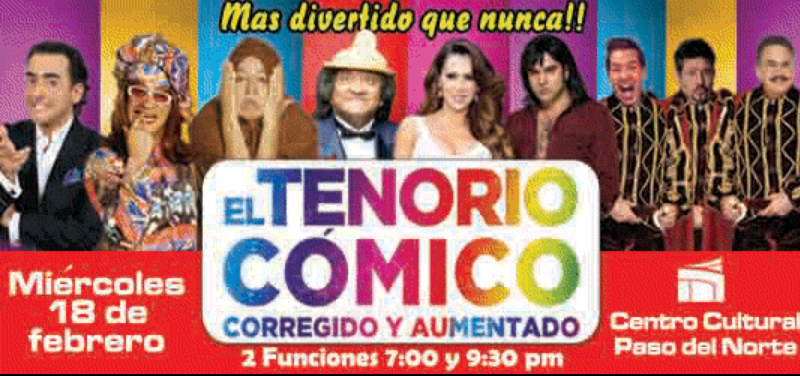 CDECHOFICIAL's tweet photo. @TenorioComico 2 funciones 7 y 9.30 pm
18/02/2015
Centro Cultural Paso Del Norte
Ciudad Juárez,Chih.. http://t.co/lIz3OD8QJp