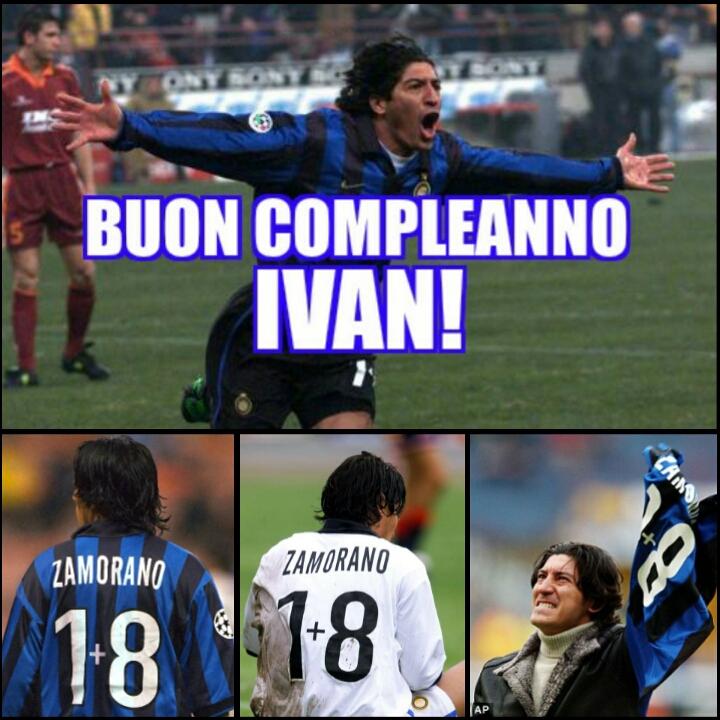 \" Happy birthday to Ivan Zamorano 