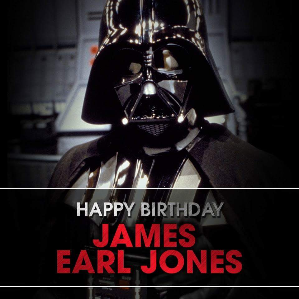 Happy birthday Mr. James Earl Jones, voice of the most important villain ever. 