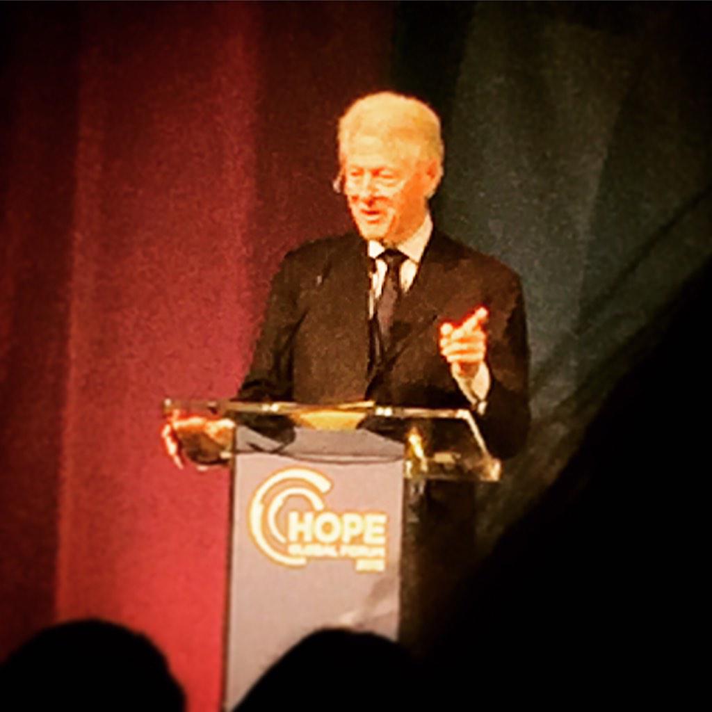 tsgllp's tweet image. President @billclinton, key note speaker, at  #HopeGlobalForum presented compelling argument on #inclusiveeconomics