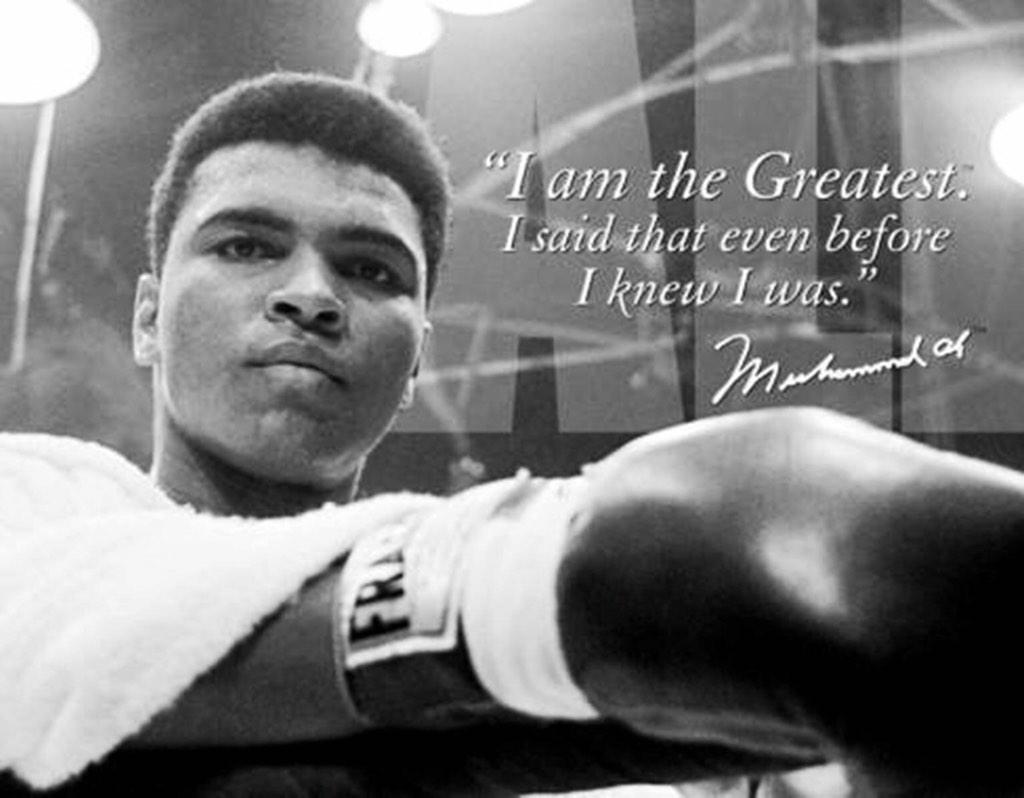 Happy birthday to Muhammad Ali!!! The greatest! Truly an inspiration. 