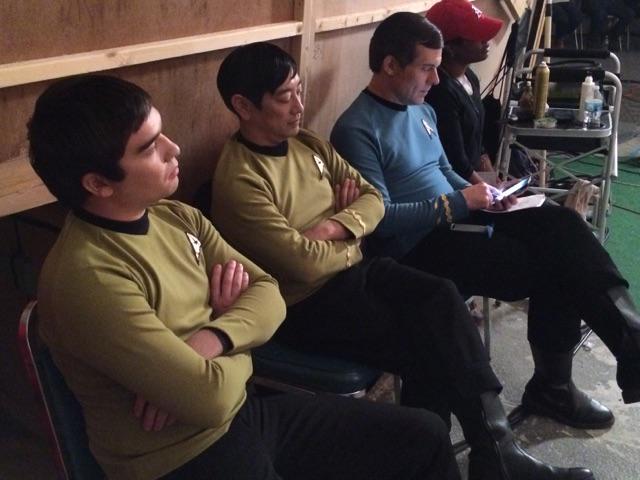 larrynemecek's tweet photo. No more sitting around: @TrekContinues Ep4 is a WRAP and #Kirkstarter2.0 is a GO! Help again: http://t.co/7lvjaB9HVW http://t.co/U13bQ6acQa