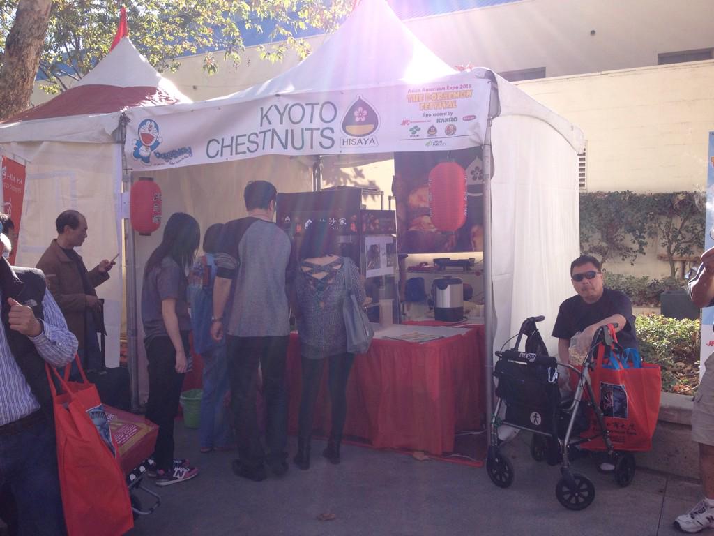 CompassX2's tweet photo. Japanese food booths at the #AsianAmericanExpo between halls 4 and 5! #Hisaya #MiyabiTei #YamachanRamen http://t.co/IVg9X6wRx2