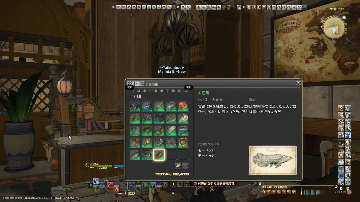 Malinia Euphemia 日記 魚類図鑑コンプ 本当にそうでしょうか ｗ Final Fantasy Xiv The Lodestone